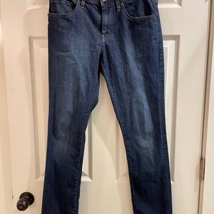 Travis Matthew Men’s denim jeans stretch dark wash slim straight sz 30